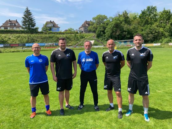 Das Team der Torwarttrainer beim FC 03 Radolfzell