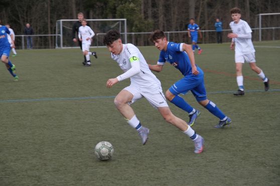 Die U15 im Spiel bei den Stuttgarter Kickers