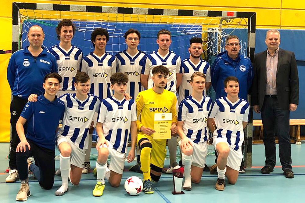 SBFV-Hallenmeister 2017/2018: Die B-Junioren des FC 03 Radolfzell