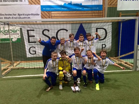 Die glücklichen Gewinner: die D-Junioren des FC 03 Radolfzell
