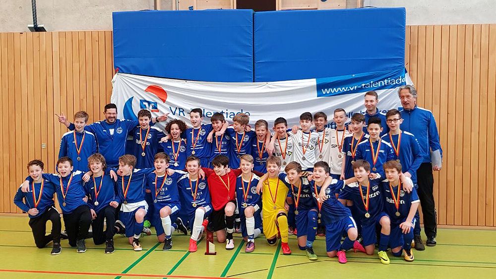 Die drei erfolgreichen D-Junioren-Teams des FC 03 Radolfzell